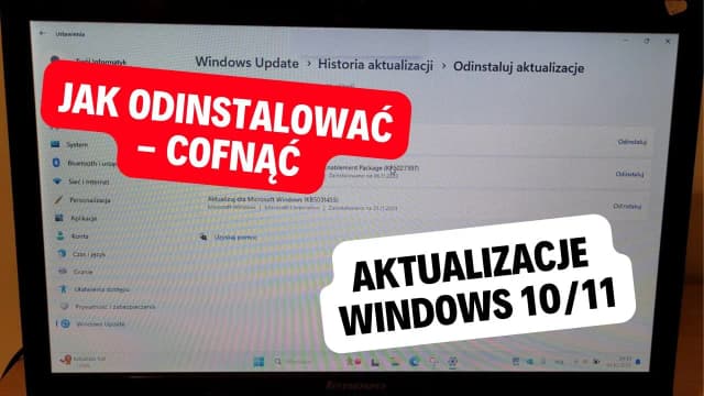 Jak cofnąć aktualizację Windows 10 i naprawić problemy z systemem